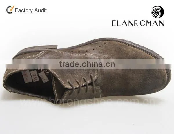 Hot-sales Cow Suede Leather Shoes Men photo-5