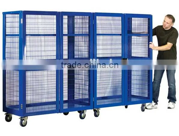 Wire Mesh Roll Container for Warehouse Pallet Rack Storage photo-2