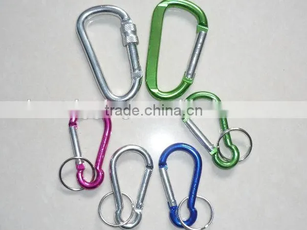 Best Rigging Quick Relase Hook Color Safety Aluminum Snap Hook Carbine Type photo-3