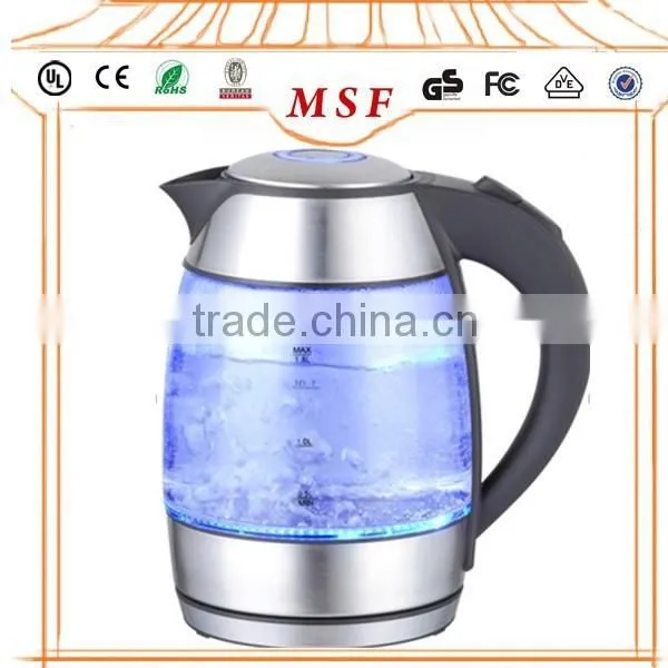 1.7L Color Changing Decor Electrical Glass Kettle photo-5