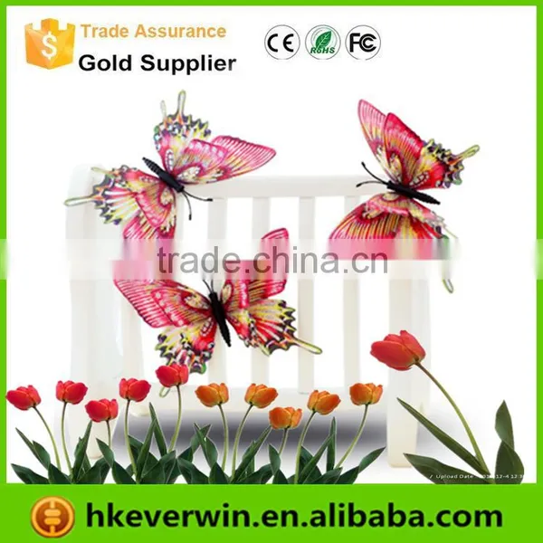 Spring Ornament 3D Purple Decorative Butterfly Wall Decor photo-5