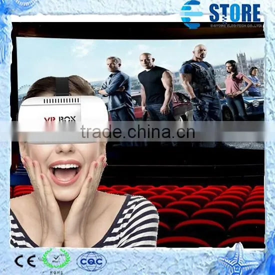 China Factory Supply Virtual Reality Glasses Case Google Cardboard 3D VR BOX Adjustable 3D VR Glasses Headset