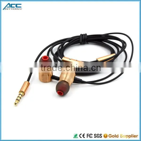 Gold Heavy Metal Earphones for Music photo-3