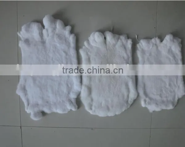 High Quality White Rex Rabbit Skin photo-2