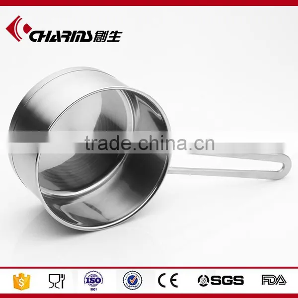 Small Single Handle Durable 304 Stainless Steel Milk Pot photo-4