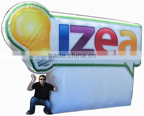 Custom Shape Logo Wall Inflatables Outdoor Advertising photo-3