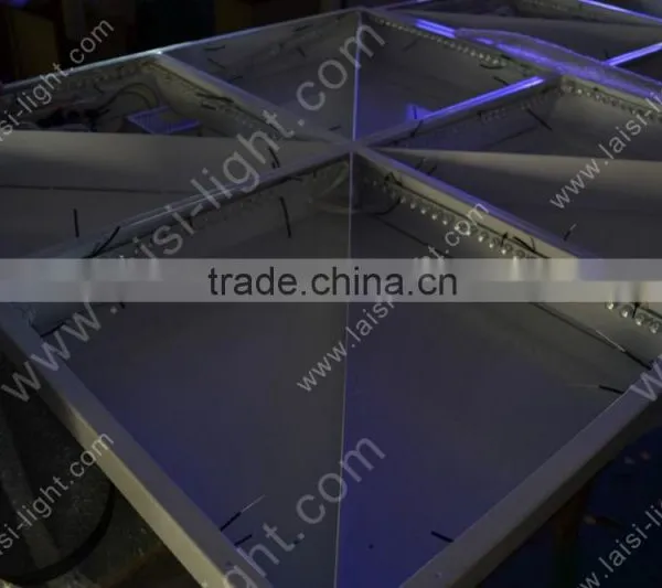 Stage Floor Lighting 720pcs 10mm RGB Led Manufacture Dance Floor Square Light Floor photo-4