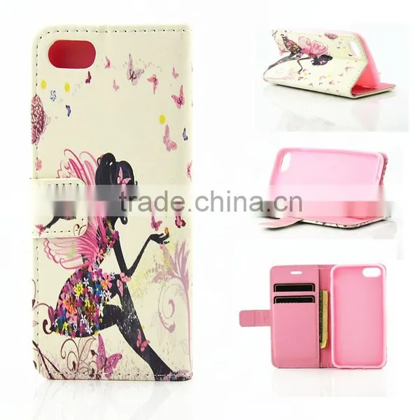 Happniess Girl Leather Case, Wallet Case Stand Cover for Iphone 7, for New Iphone Cover photo-2