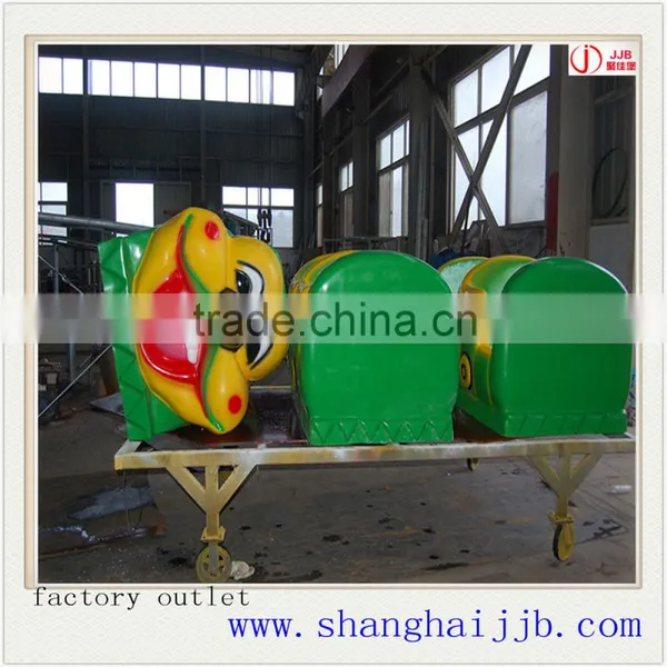 Kids Amusement Rides Small Roller Coaster Big Green Worm Ride for Sale photo-2