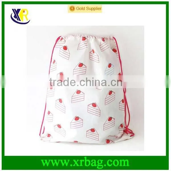 Hot Sale Drawstring Backpack 100%Polyester Fashion Fresh Storage Drawstring Bag for Travelling photo-5