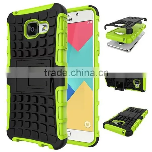 Mobile Phone Back Cover Smart Hybrid Rugged Heavy Duty Armor Kickstand Case For Sumsung A310 photo-5