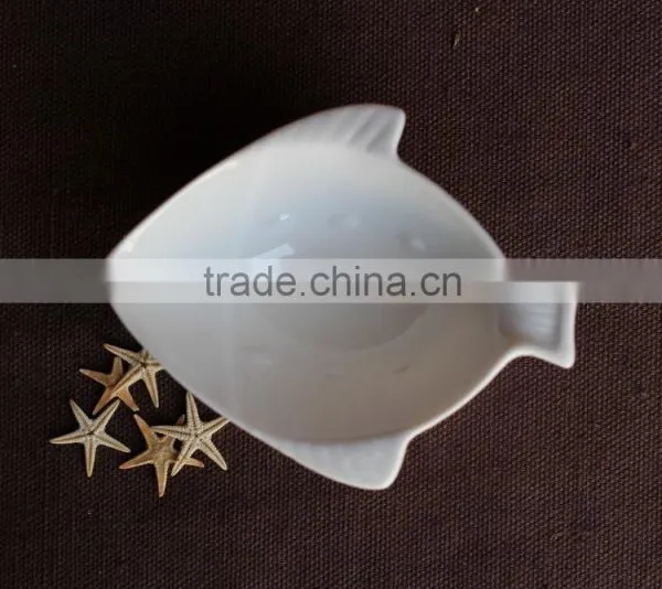 White Cheap Stocked Porcelain Fish Bowls