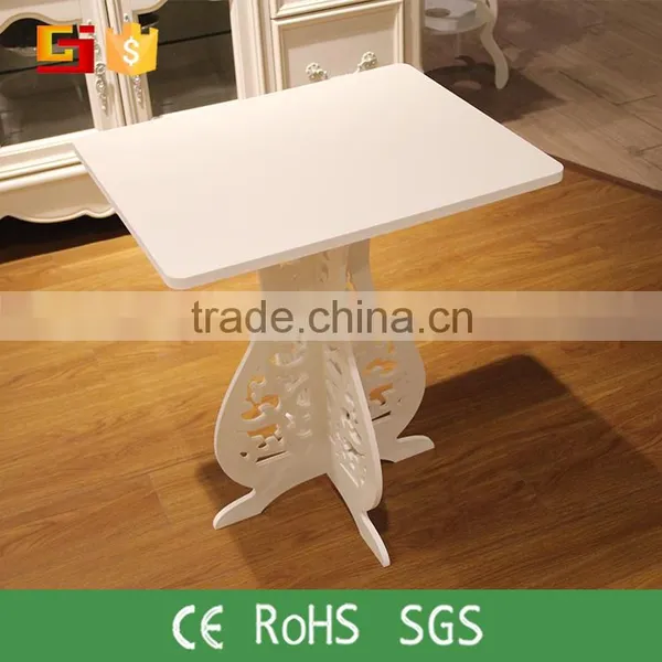 Livingroom Furniture Tea Table Design Wooden Square Corner Table Modern Wooden Corner Table photo-3