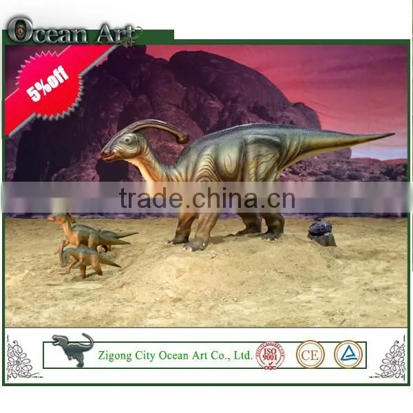 China Animatronic Dinosaur Life-size Fiberglass Statues Quality Choice