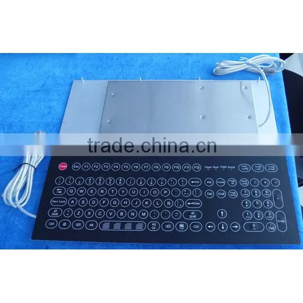 IP65 Industrial Rugged Easy Cleaned Membrane Keyboard With Integrated Keypad photo-3