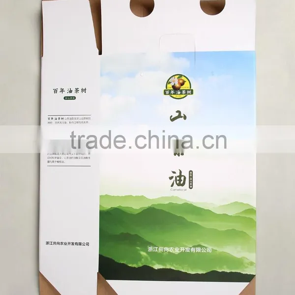 Corrugated Paper Packaging Box for China Tea-seed Oil Packing Box With Nylon String photo-5