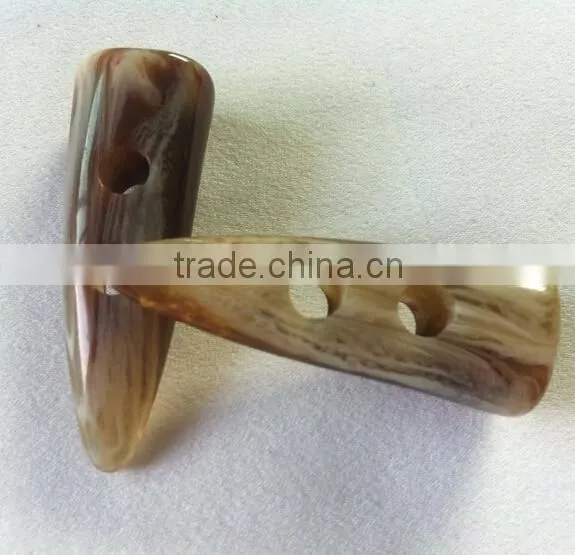 Coat Plastic Horn Toggle Button photo-2