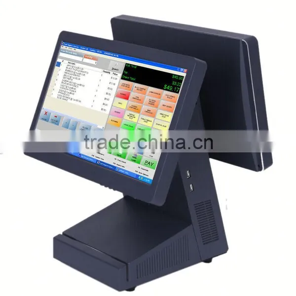 IZP011 2015 Pos Machine For Supermarket Pos System Dual Screen Supermarket photo-3