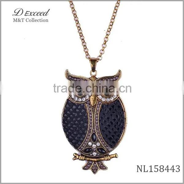 Fashion Animal Owl Pendant Necklace Charm Pendant Necklace photo-2