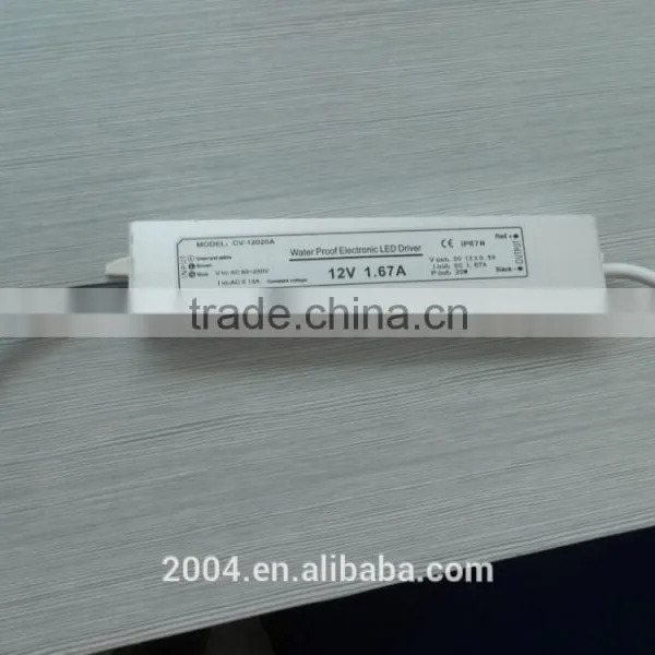 no Flicker Top Quality With Competitive Price Constant Voltage Led Driver 20W 12v/24v Made in China photo-5