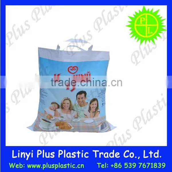Polypropylene Handlebag Putting Wheat Flour,bopp Wheat Flour Packing Bag With Handles,bopp Woven Handlebags for Sale photo-2