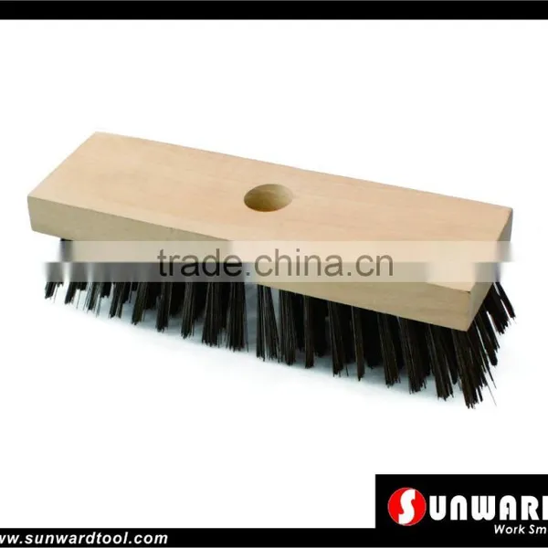 Scrubblng Wire Brush With Tapered Hole