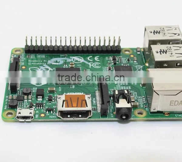 5 IN 1 Raspberry Pi Model B Plus Board + 3 Heat Sinks + Pi Cobbler GPIO + 1 Board Case L+1pcs Cable photo-4