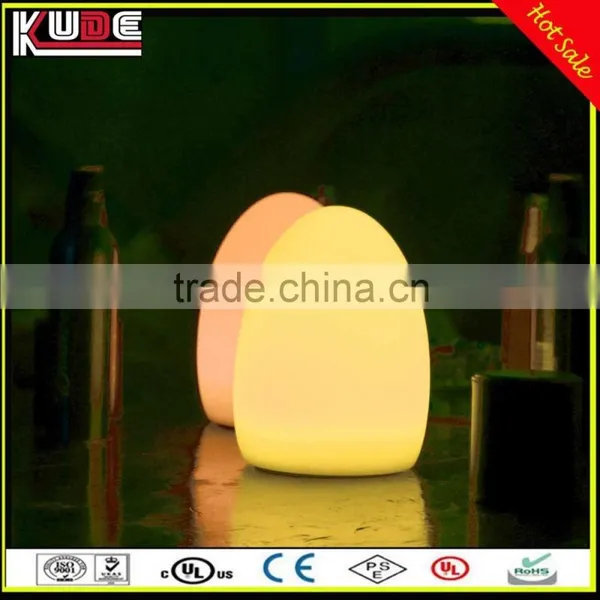 RGB Light Glowing Lamp Egg Shape LED Night Lamp For Outdoor Bar Table Decoration