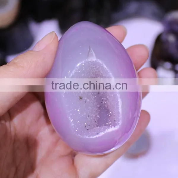 Beautiful Agate Geode Eggs Wholesale Gemstone Eggs photo-2