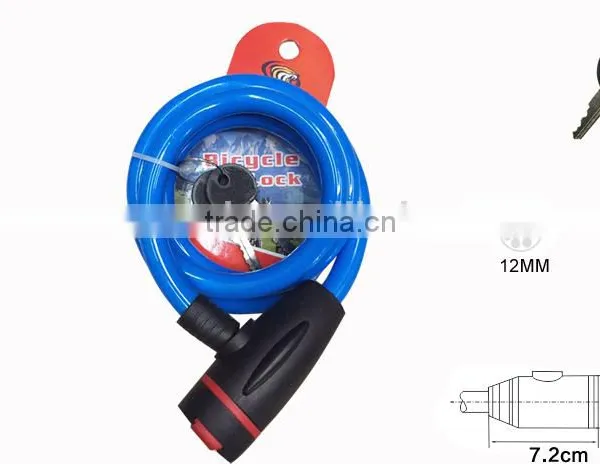Cable Lock/ Bicycle Wheel Lock/ Colorful Bicycle Lock Motorcycle Lock/wire Lock photo-2