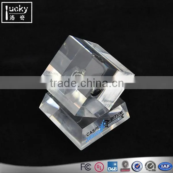 Embedded Acrylic Display,Clear Oil Paperweight,Crystal Oil Stands photo-6
