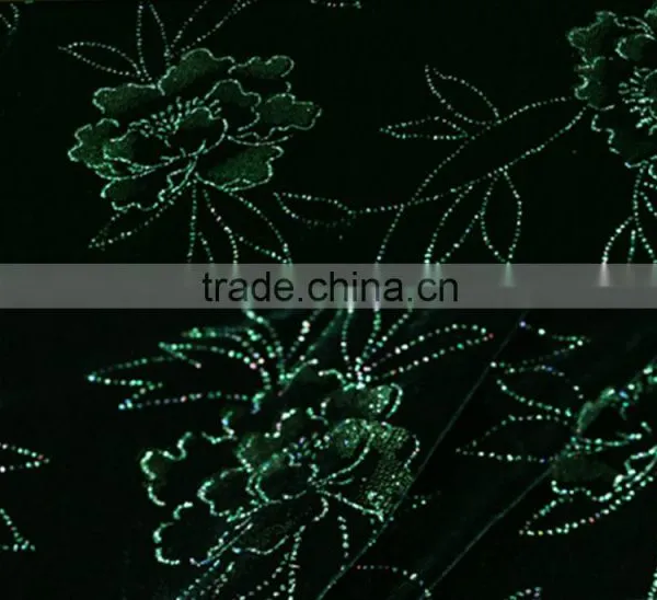 95% Polyester 5% Spandex Knitted Velvet With Shinny Glitter for Garment photo-2
