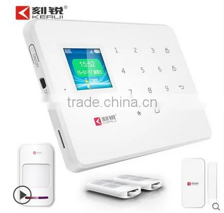 Wireless Touch RFID Color Display Wireless Smart Gsm Alarm System With Android and IOS App G18