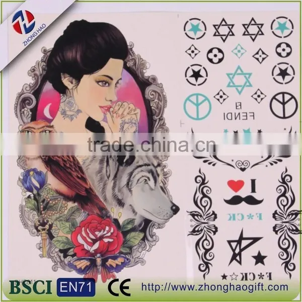 Wholesale Beautiful Tattoo on Arms, Body Temporary Arm Tattoo Sticker photo-2