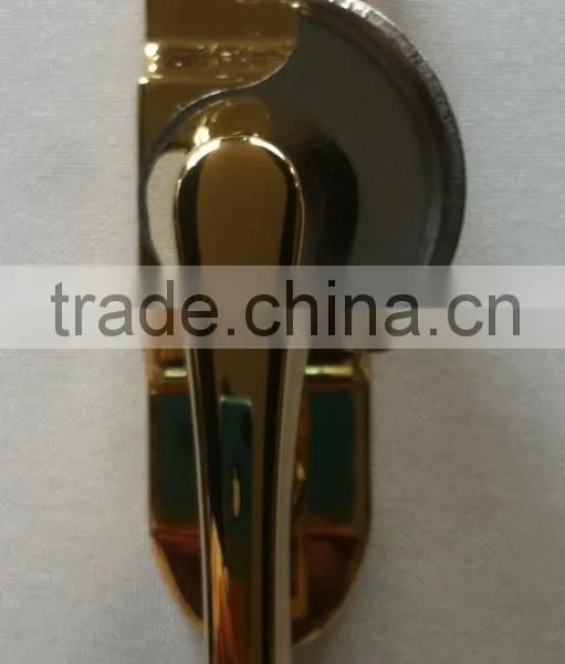 90910307 Half Moon Lock Sliding Window Lock Winow Handle Gold-plated photo-4