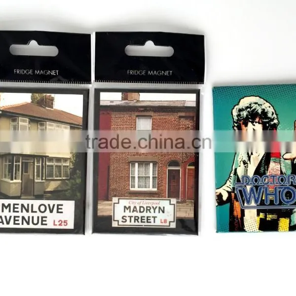 79*54mm Souvenir Tin Photo Magnet Gifts Customized Colorful Promotional Tin Photo Magnet photo-5