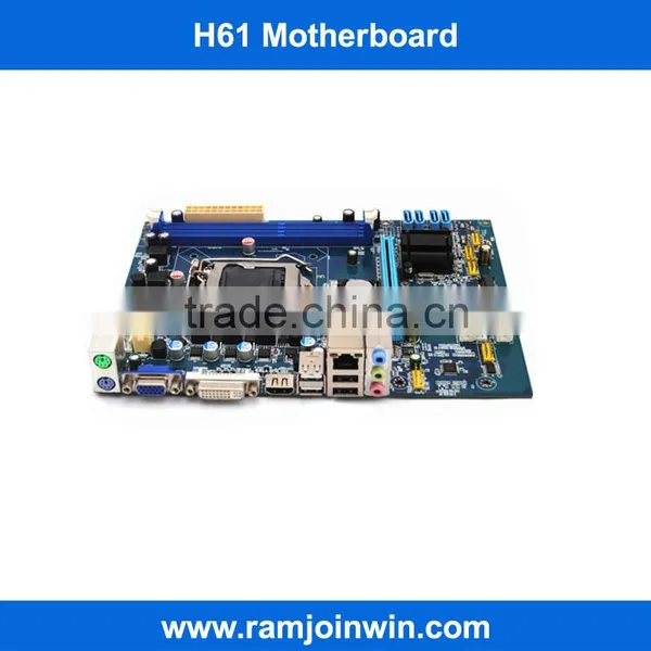 SATA 3Gb/s Connector LGA1155 H61 Chipset DDR3 Computer Motherboards Desktop photo-2