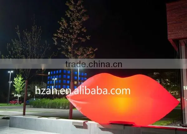 Giant Inflatable Red Lip Model/ Air Blown Kiss Mouth Inflatable Decoration photo-2