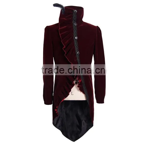 Devil Fashion 2015 Man Gothic Jacket CT00802 photo-4