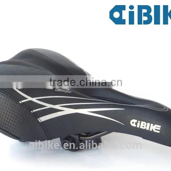 Taiwan Made AiBIKE Ergo Black Saddle for Mini Velo Folding Bicycle Vintage Bike Saddles photo-2