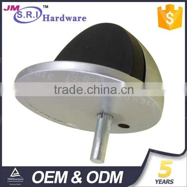 High End Semicircle Zinc Alloy Glass Door Stopper photo-4