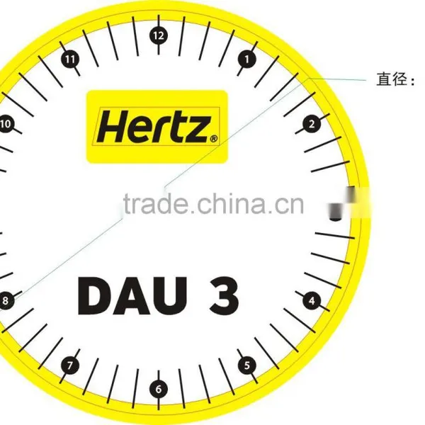Best-selling Plastic Circular Parking Disc