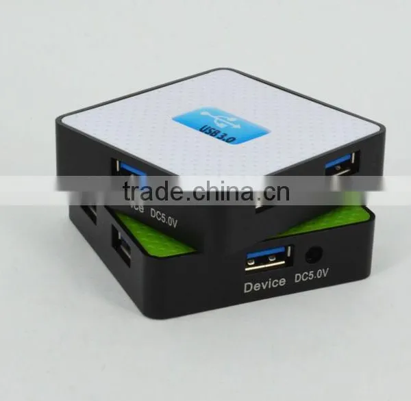 Promotional Square-shape Usb Por Hub, 4 Port 3.0 Usb Hub for Computer Accessories photo-5
