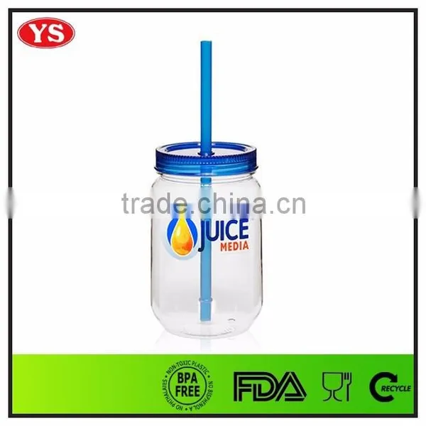 Bpa Free Single Wall Plastic Mason Jars Wholesales 720 ml photo-3