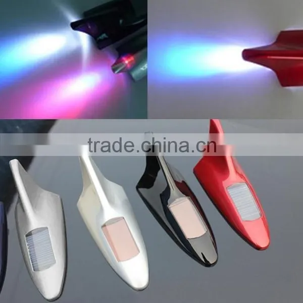 Shark Fin Solar Energy Car Roof Anti Chasing Tail Light photo-6
