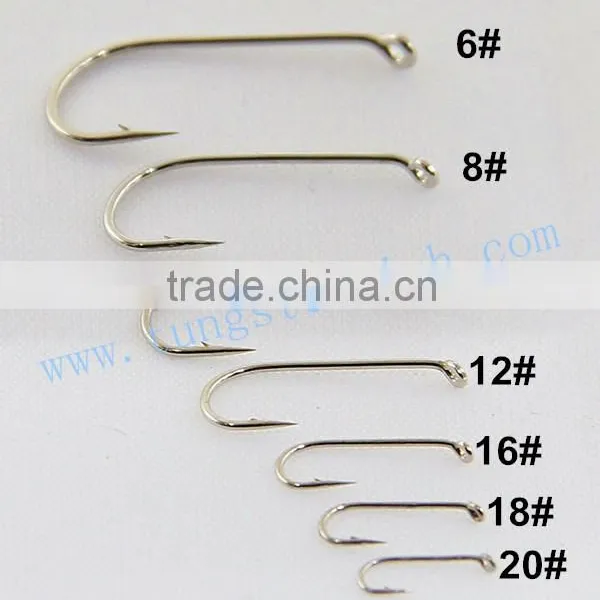 Wholesale HIgh Carbon Steel Fly Tying Hook for Nymph Flies photo-2