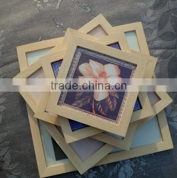 Nature Soild Wood Photo Frame Pine Wood Photo Frame Wooden Photo Frame