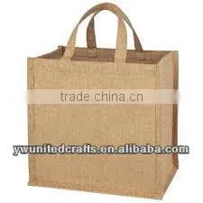 Fashionable Ladies Foldable Shopping Jute Bag Wholesale