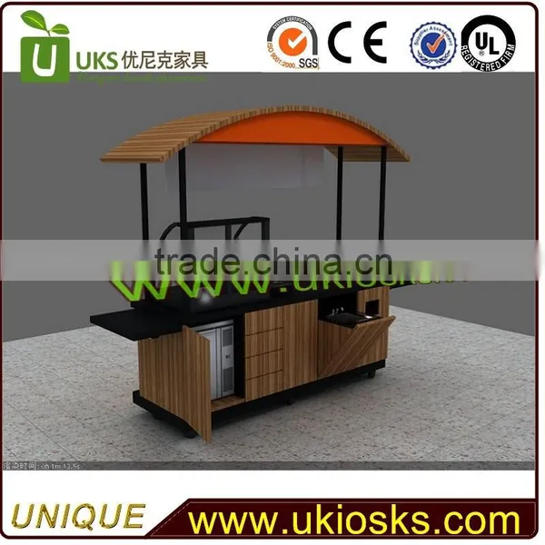 Moibile Ourdoor Food Cart / Coffee Cart Design for Sale photo-3