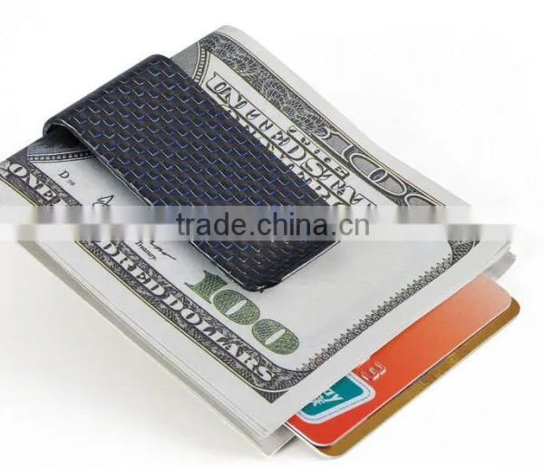 Slim Carbon Fiber Money Clip Carbon Fiber Card Holder With Box